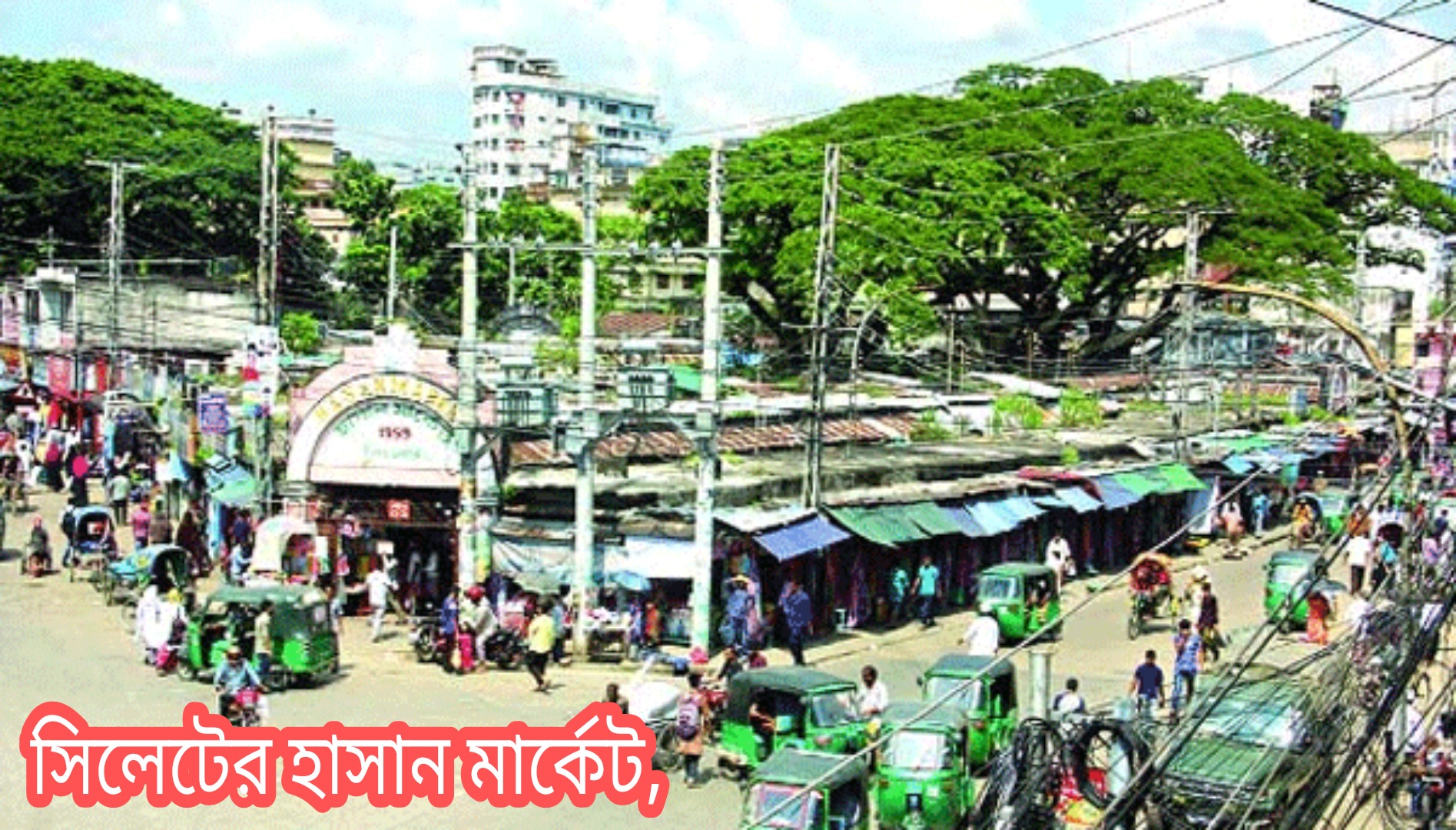 সোনালী ইতিহাস কবর দিয়ে গড়ে উঠা হাসান মার্কেট,এখানে  সিলেটে ভাষা আন্দোলনের প্রাণকেন্দ্র গড়ে তুলা হউক!